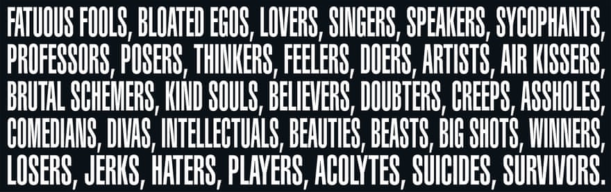 Barbara Krueger, 무제(승무원), 2016/2020