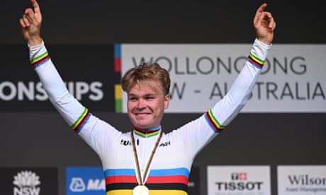 Road World Championships: Tobias Foss shocks favourites in men’s time trial