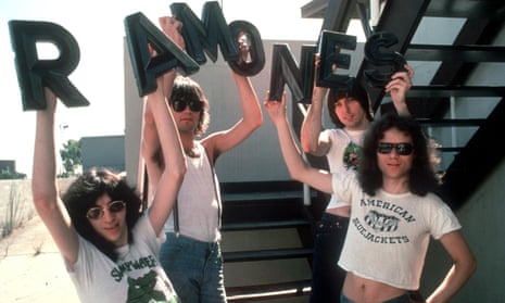 ‘They blasted out at 100mph’ … from left, Joey, Dee Dee, Johnny and Tommy Ramone in 1976