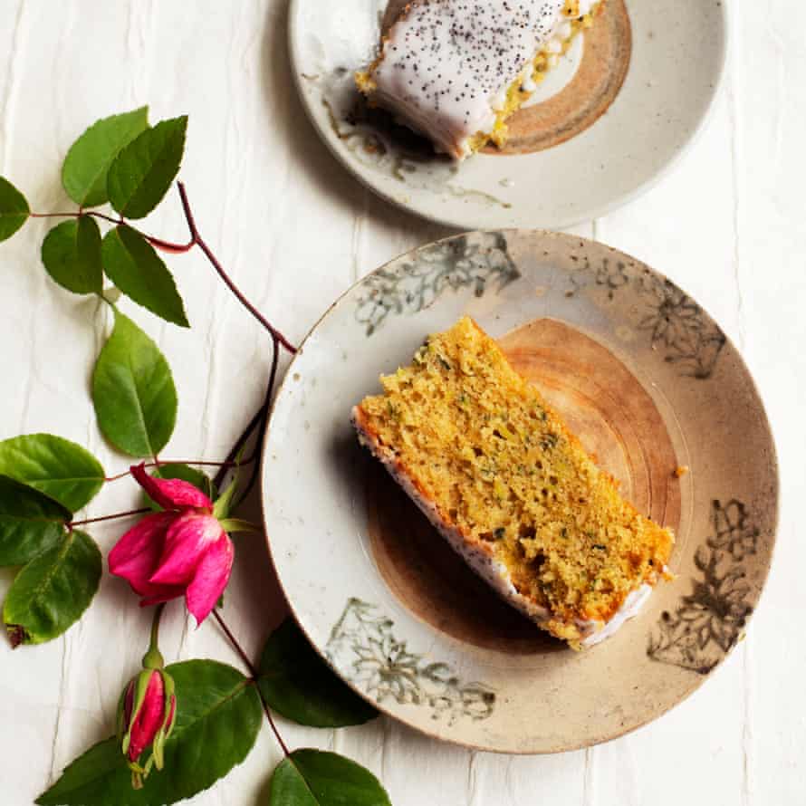 Courgette and lemon cake.