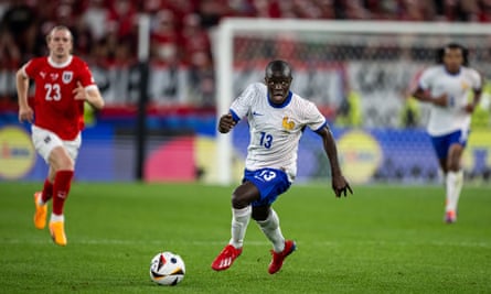 N’Golo Kanté was everywhere for France against Austria.