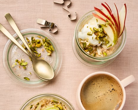 Alexina Anatole's pear and ginger overnight oats.