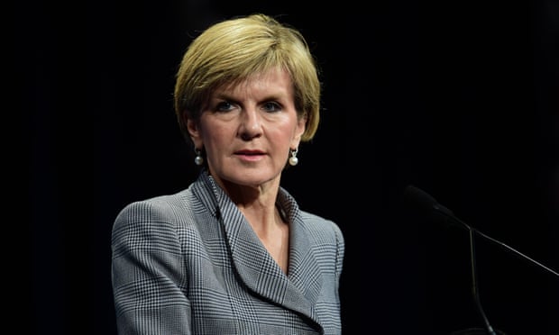 Julie Bishop speaks at the Liberal party federal council at the Sofitel hotel in Melbourne on Saturday.