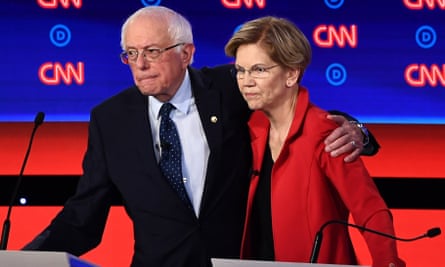 How Warren Surged Past Sanders And How He Fought Back Us Elections 2020 The Guardian