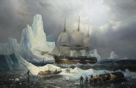 HMS Erebus in the Ice, 1846, by Francois Etienne Musin