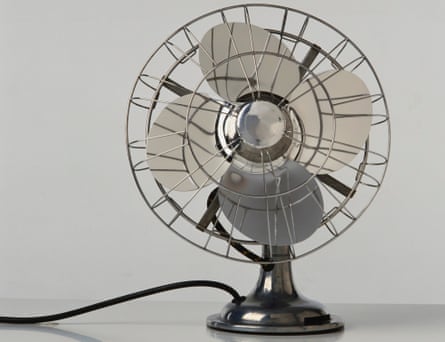 Electric desk fan