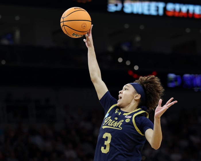 Women’s March Madness: Hidalgo nears quadruple-double as Notre Dame reach Elite Eight