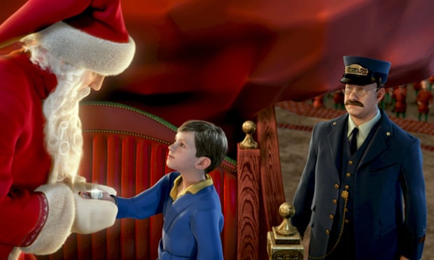 IMAGINARY ACTINGShown in this photo released by Warner Bros. Pictures, is a still from company’s new film “Polar Express,” in which actor Tom Hanks performs all three characters. Hanks used experimental technology to morph into a little boy, a train conductor, a hobo and Santa Claus (father christmas) for the new computer animated Christmas adventure. (AP Photo/Warner Bros. Pictures)