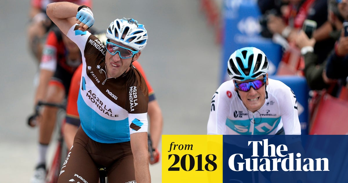 Jesús Herrada takes Vuelta red jersey and big lead after thrilling stage 12