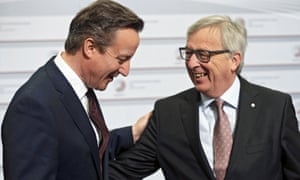 David Cameron, Jean-Claude Juncker