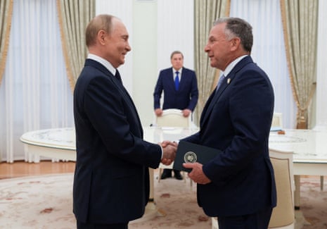 Putin and Witkoff in Moscow in August