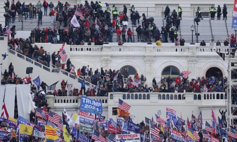 Pro-Trump protesters occupied the US Capitol on 6 January 2021.