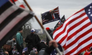 Trump supporters gather in Washington.