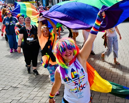 Pride images from the One Centre in Gateshead