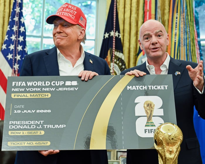 White House says Donald Trump will attend World Cup final
