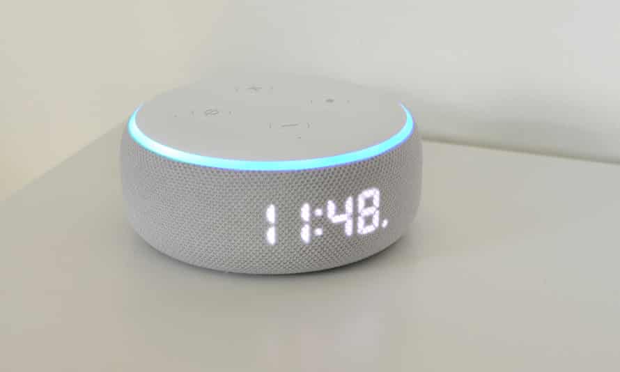 Echo Dot With Clock Amazon S Cheap Alexa Alarm Clock Replacement Amazon Alexa The Guardian Echo Dot Review 2022