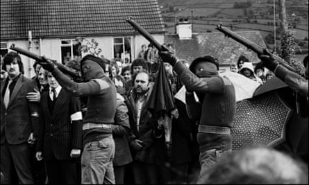 The funeral of an IRA hunger striker in 1981.