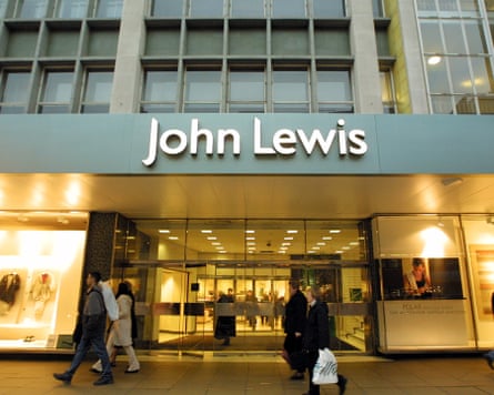 John Lewis shop signage