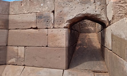 Musket ball impact marks on the outside wall of Coleshill gatehouse.