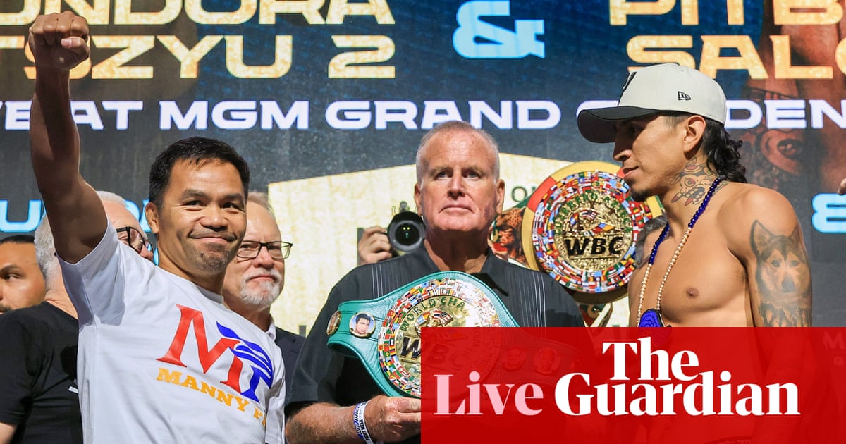 Manny Pacquiao v Mario Barrios: WBC welterweight championship - live updates