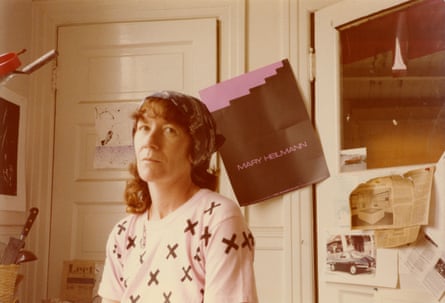 Heilmann in her San Francisco studio, 1979.