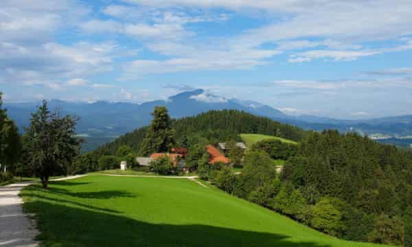 Lešnik dos turistas fazenda, Eslovénia