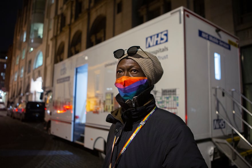 Ousainou Sarr now works for the service that saved his life