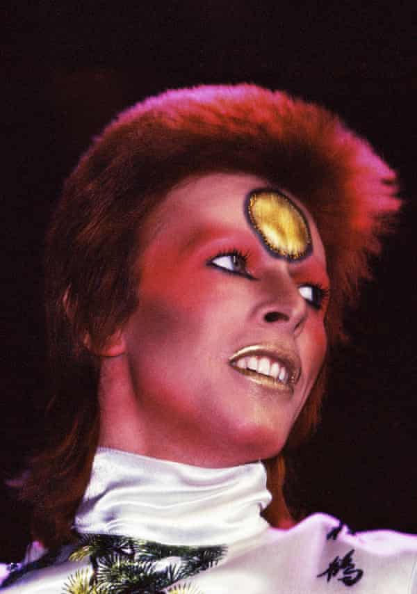 Rock’s portrait of David Bowie, Earls Court, London 1973.