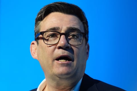 Closeup of Burnham speaking on stage