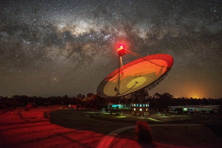 CSIRO scientists working at Murriyang have been observing nano hertz frequency pulsars for almost 20 years.
