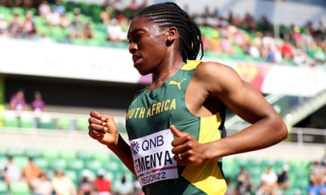 South Africa’s Caster Semenya finished 13th out of 16 runners in her 5,000-metre heat at the world athletics championships in Eugene.