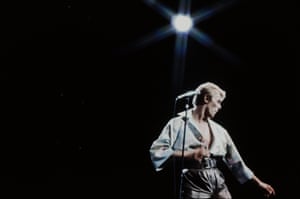David Bowie performs live at NHK Hall, Tokyo in 1978