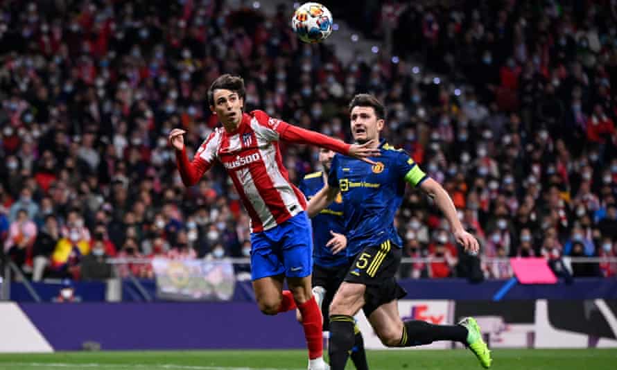João Félix escapes Harry Maguire and heads Atlético Madrid into the lead