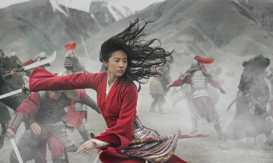 Yifei Liu in the title role of Mulan.