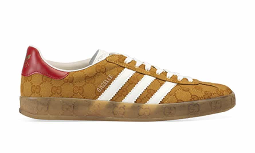 The Adidas x Gucci Gazelle sneakers are predicted to be 