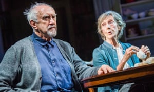 Pleasantly perplexing … The Height of the Storm, with Jonathan Pryce and Eileen Atkins at Wyndham’s theatre, London, in 2018.