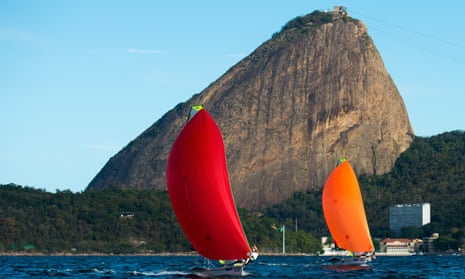 Boats sail close to the Pão de Açúcar, or the Sugar Loaf, in Rio’s Guanabara Bay.