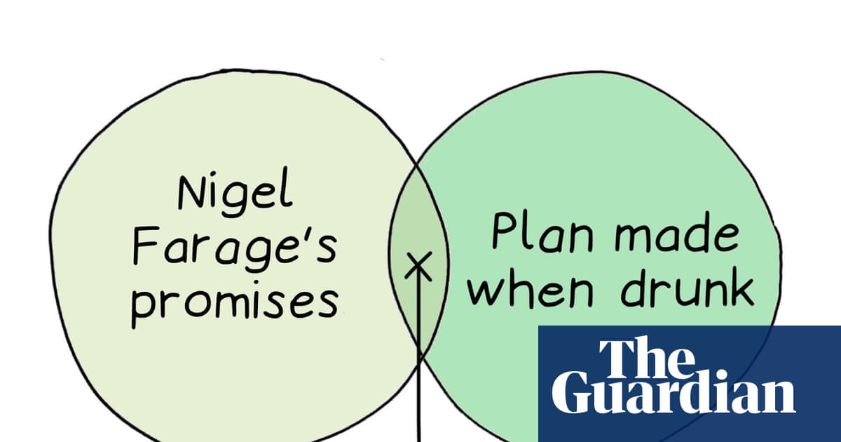 From Nigel Farage’s promises to drunken plans: Edith Pritchett’s week in Venn diagrams – cartoon