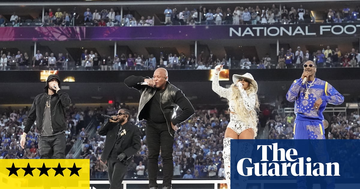 Dr Dre, Snoop Dogg, Eminem, Kendrick Lamar and Mary J Blige’s half-time show – an all-timer