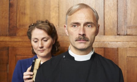 Mark Bonnar with Ruth Gemmell in Home Fires.