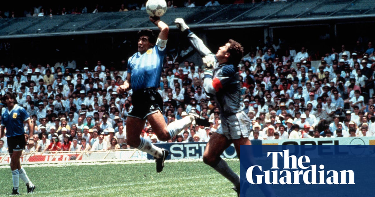 The Hand Of God Revisited Football Weekly Football The Guardian