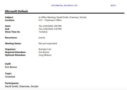 a screen grab of an email