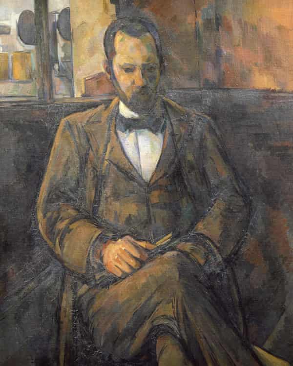 Eyes like holes in a mask … Cézanne’s art dealer, Ambroise Vollard (1899).