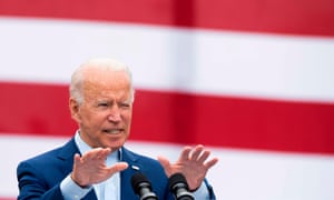 Joe Biden Decries Trump S Almost Criminal Covid Response Us News The Guardian