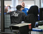 ‘People are pissed’: union decries TSA’s removal of chairs for checkpoint staff