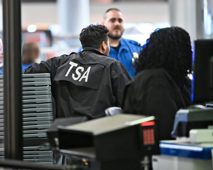 ‘People are pissed’: union decries TSA’s removal of chairs for checkpoint staff