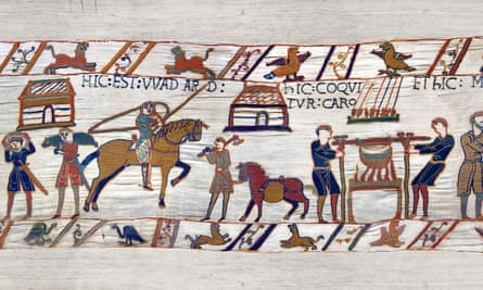 A cooking scene from the Bayeux Tapestry,