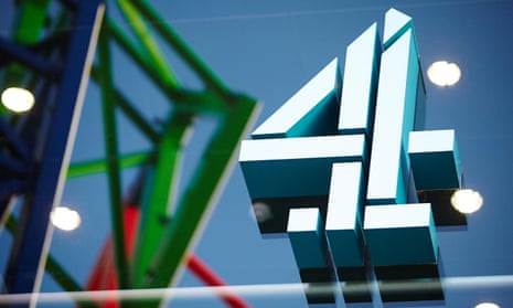 Channel 4 logo outside its office