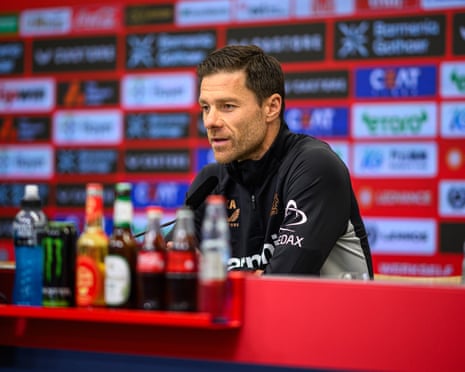 Xabi Alonso confirms Bayer Leverkusen exit before expected Real Madrid move | Bayer Leverkusen | The Guardian