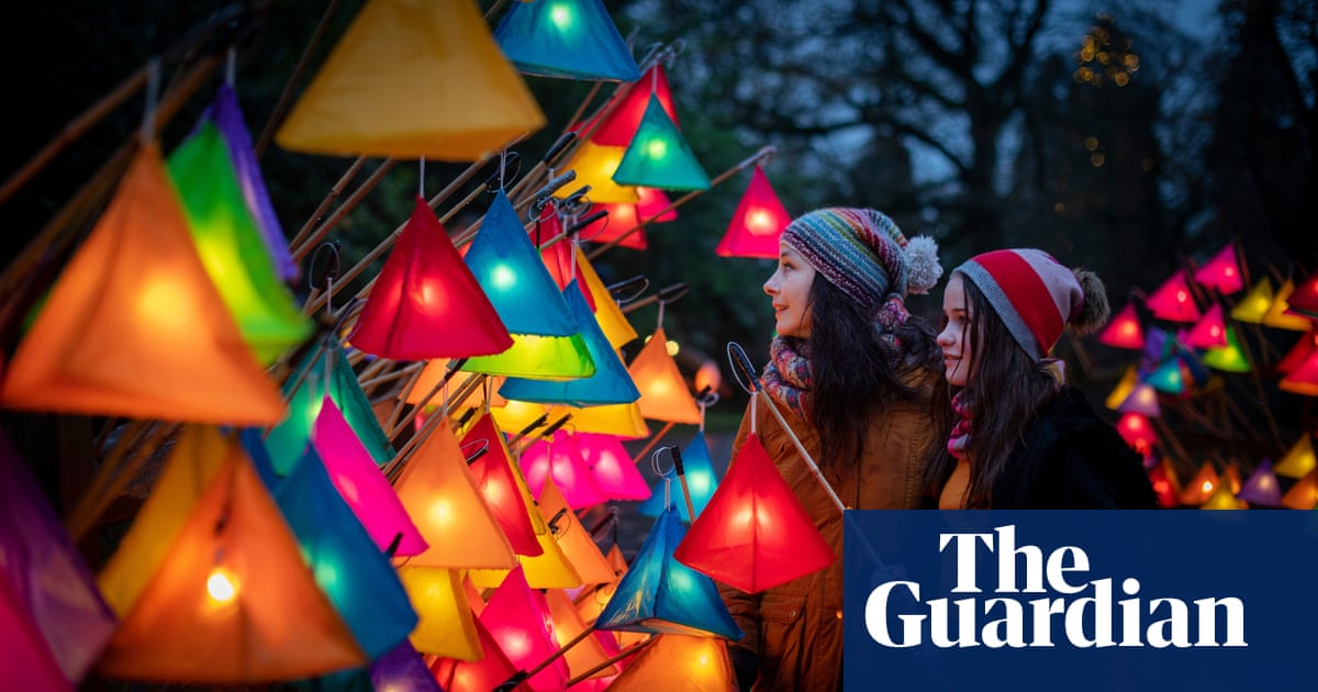 Hot chocolate, glow worms and fairies: readers’ best winter light displays